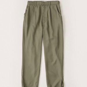 Abercrombie NWT Tie-Hem Taper Pants